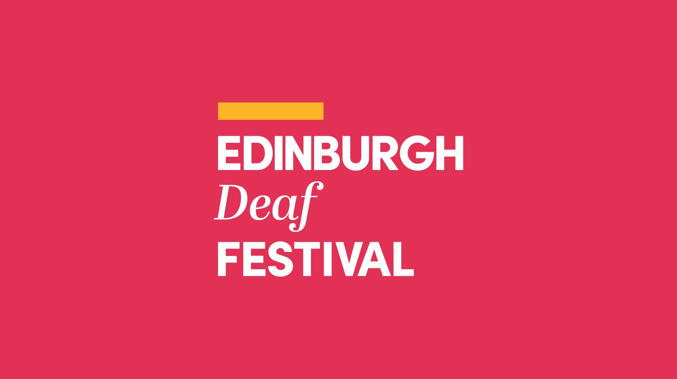Edinburgh Deaf Fest Logo