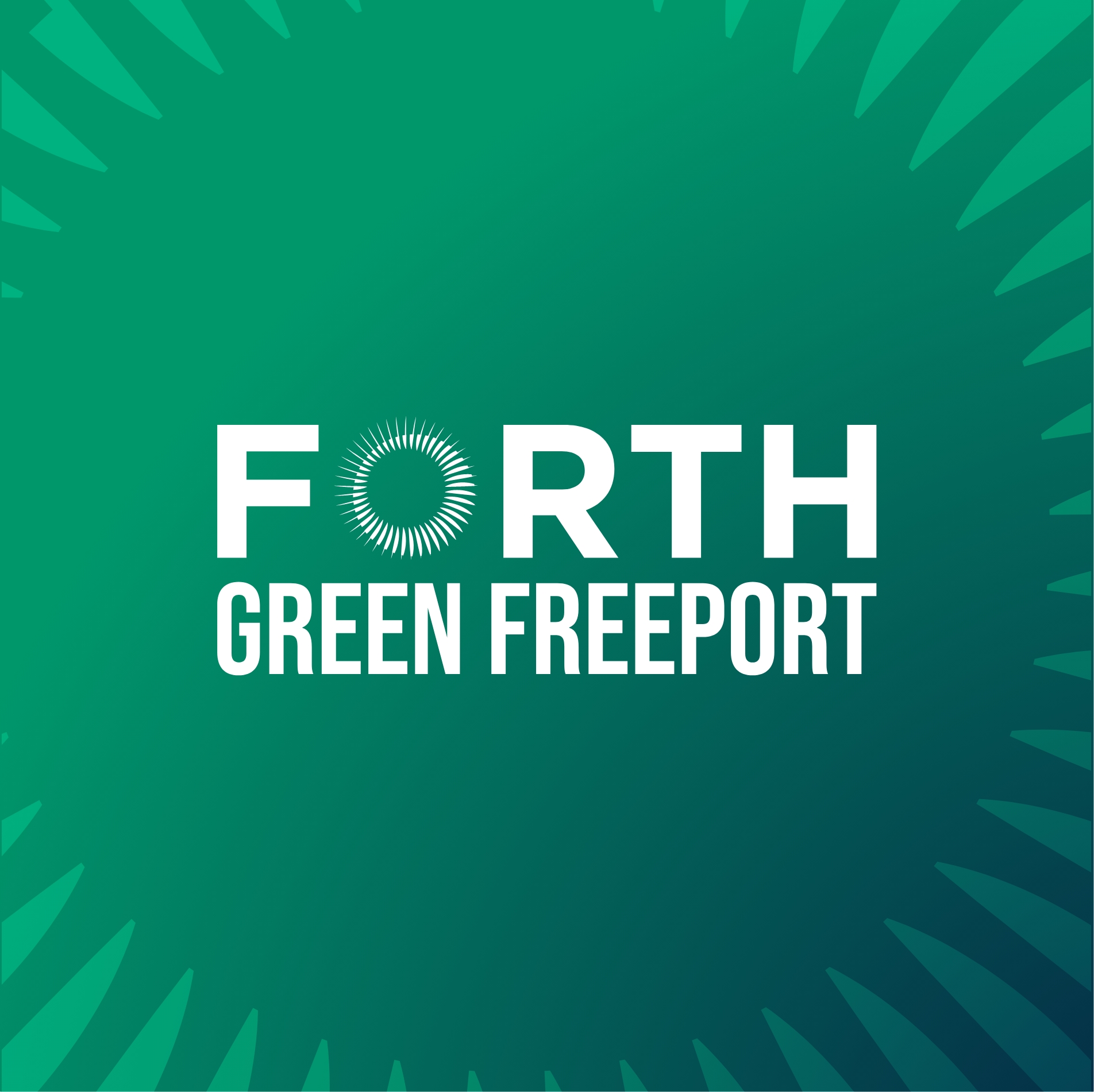 Forth Green Freeport Logo on a green background